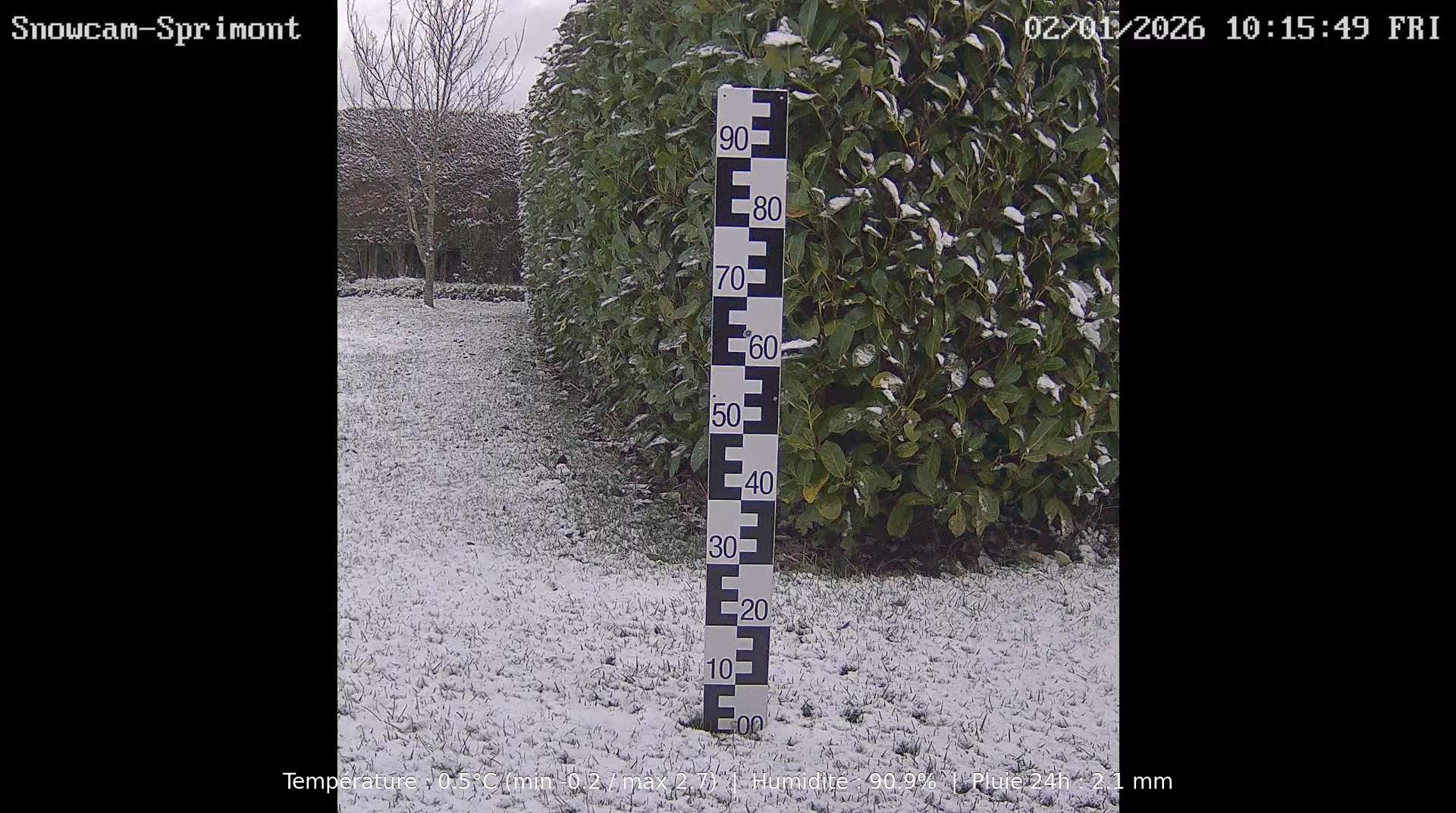 Dernière image neige